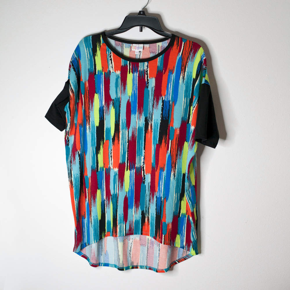 LuLaRoe Colorful Irma Top XS